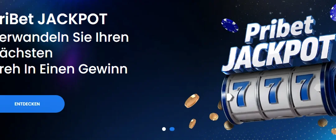 PriBet — Jusqu'à 1 000 € + 150 tours gratuits